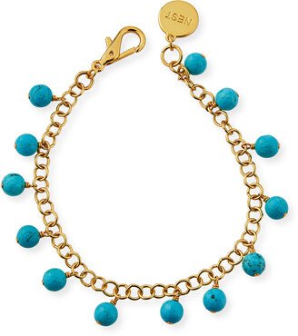 Turquoise Charm Anklet