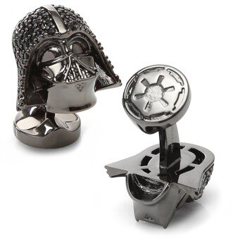 Darth Vader Crystal Helmet Cufflinks