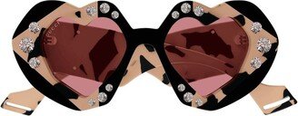 Heart Shaped Sunglasses-AB