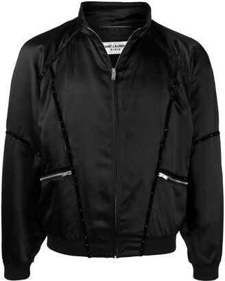 Teddy 80s zip bomber jacket