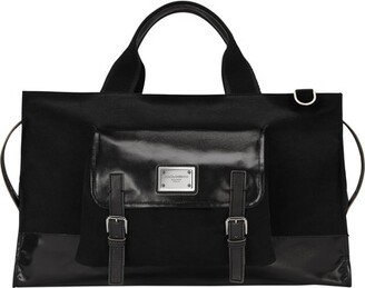 Canvas holdall