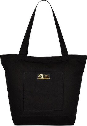 Lets Drink the Sea Denim Tote Bag in Black