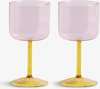 Tint Wine Glass 15cm set of two