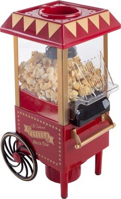 Great Northern Popcorn 6-Cup Capacity Vintage-Style Air Popper Countertop Popcorn Machine - Red