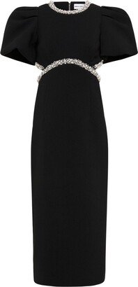 Eva cut out-detail midi dress