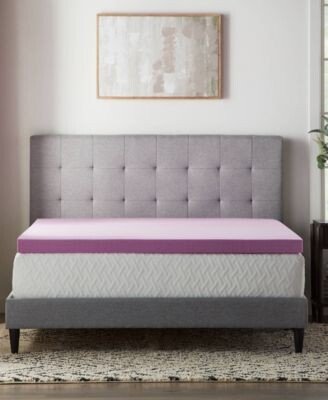 Dream Collection By Lucid 3 Lavender Memory Foam Mattress Topper Collection