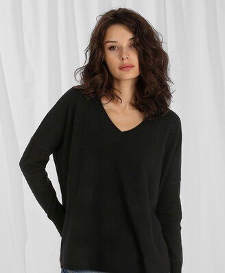 Cashmere Boyfriend V-Neck Sweater