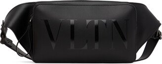 Black 'VLTN' Belt Bag