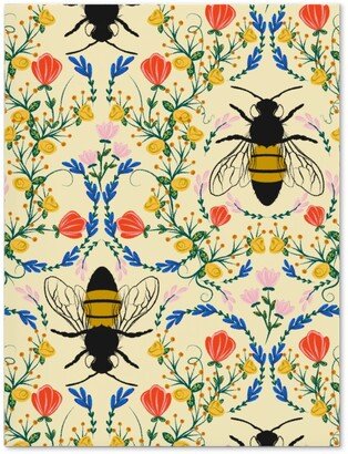 Journals: Bee Garden - Multi On Cream Journal, Yellow