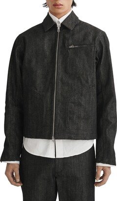 Alex Zip Raw Denim Jacket