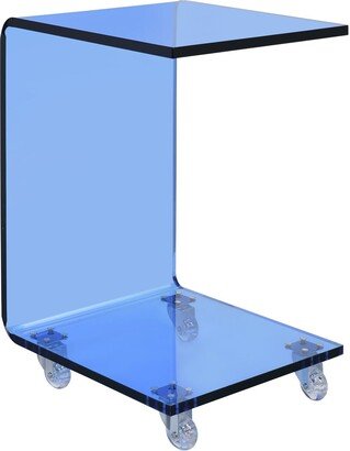 Peek Acrylic Snack Table in Blue