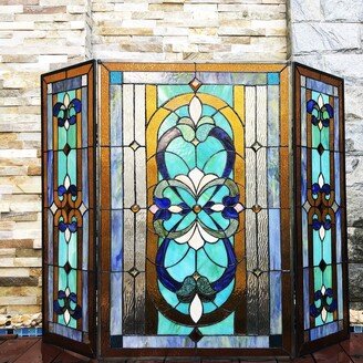 Gracewood Hollow Casper Multicolored 3-panel Fireplace Screen