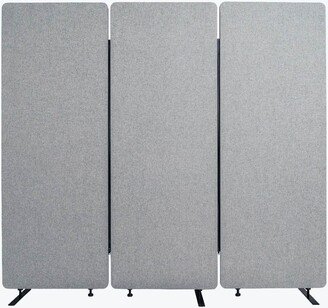 RECLAIM Acoustic Room Dividers - 3 Pack in Misty Gray- RCLM7266ZMG