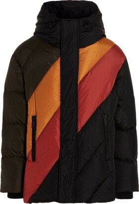 D-Quilting Drawstring Hooded Puffer Jacket
