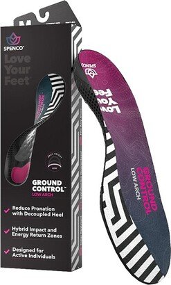 Ground Control Low Arch Shoe Insoles - S (Women's 7-8 | Men's 6-7)