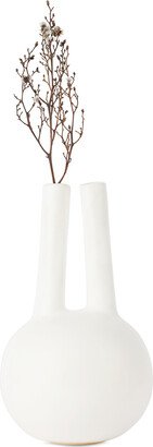 Soft Skills SSENSE Exclusive White Castor/Pollux Vase