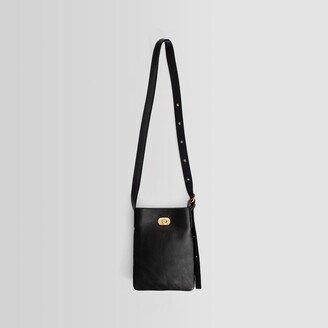 Unisex Black Shoulder Bags