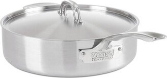 Pro 5 Ply 6.4 Qt. Saute Pan- Satin Finish