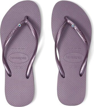 Slim Crystal SW II Flip Flop Sandal (Malve) Women's Shoes