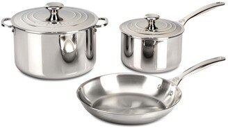 Five Piece Stainless Steel Cookware Set