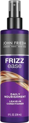 John Frieda Frizz Ease Daily Nourishment Leave-In Conditioner Spray for Frizz-Prone Hair - 8 fl oz