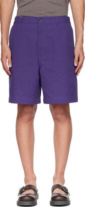 Purple Three-Pocket Shorts