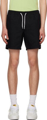 Black Elasticized Shorts