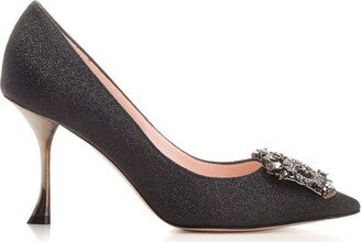 Bouquet Strass Buckle Pumps