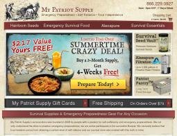 My Patriot Supply Promo Codes & Coupons