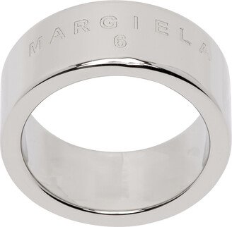 Silver Minimal Logo Ring-AB