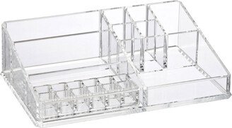 Large Luxe Acrylic Makeup Organizer Clear