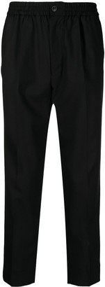 Elasticated Waist Cropped Fit Trousers