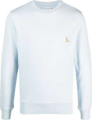 Fox Logo-Appliqué Cotton Sweatshirt