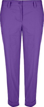 Cropped Tailored Trousers-AG