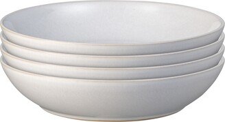 Elements Stone White Set of 4 Pasta Bowls