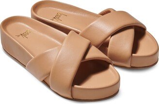 Rhea Crisscross Platform Slide Sandal