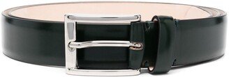 Buckle-Fastening Leather Belt-AL