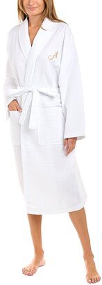 Monogrammed Unisex Small/Medium Waffle Bathrobe, (A-Z)-AA