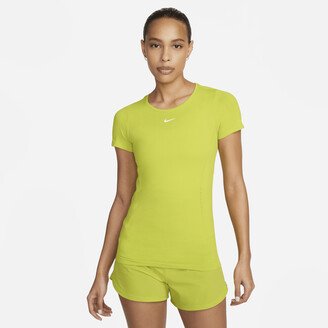 Women's Dri-FIT ADV Aura Slim-Fit Short-Sleeve Top in Green