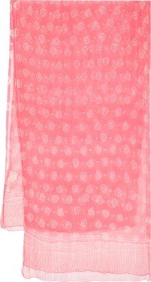 Paisley-Print Silk Sarong