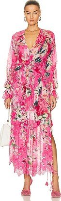 Tula Kaftan Dress in Pink