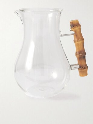 Glass and Bamboo Carafe