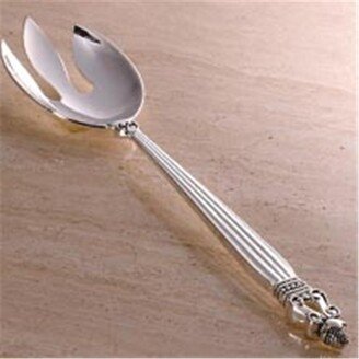 6525 Acorn Serving Fork - Silver