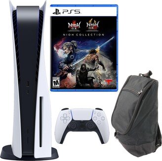 PlayStation 5 Console with Nioh Collection Game and Carry Bag (PS5 Disc Version)