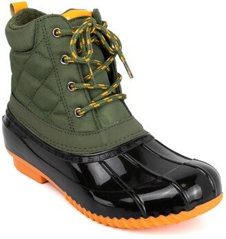 Women's Skippy Rain Boots - Olive, Orange