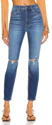 Kendall High Rise Stretch Skinny in Blue