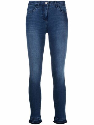 High-Waisted Skinny Jeans-AB