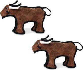 Tuffy Jr Barnyard Bull, 2-Pack Dog Toys