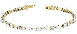 Logan Hollowell Diana Diamond Bracelet in Metallic Gold