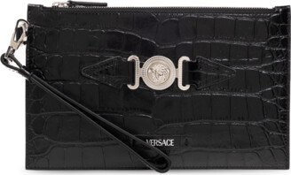 Clutch With Logo - Black-AA